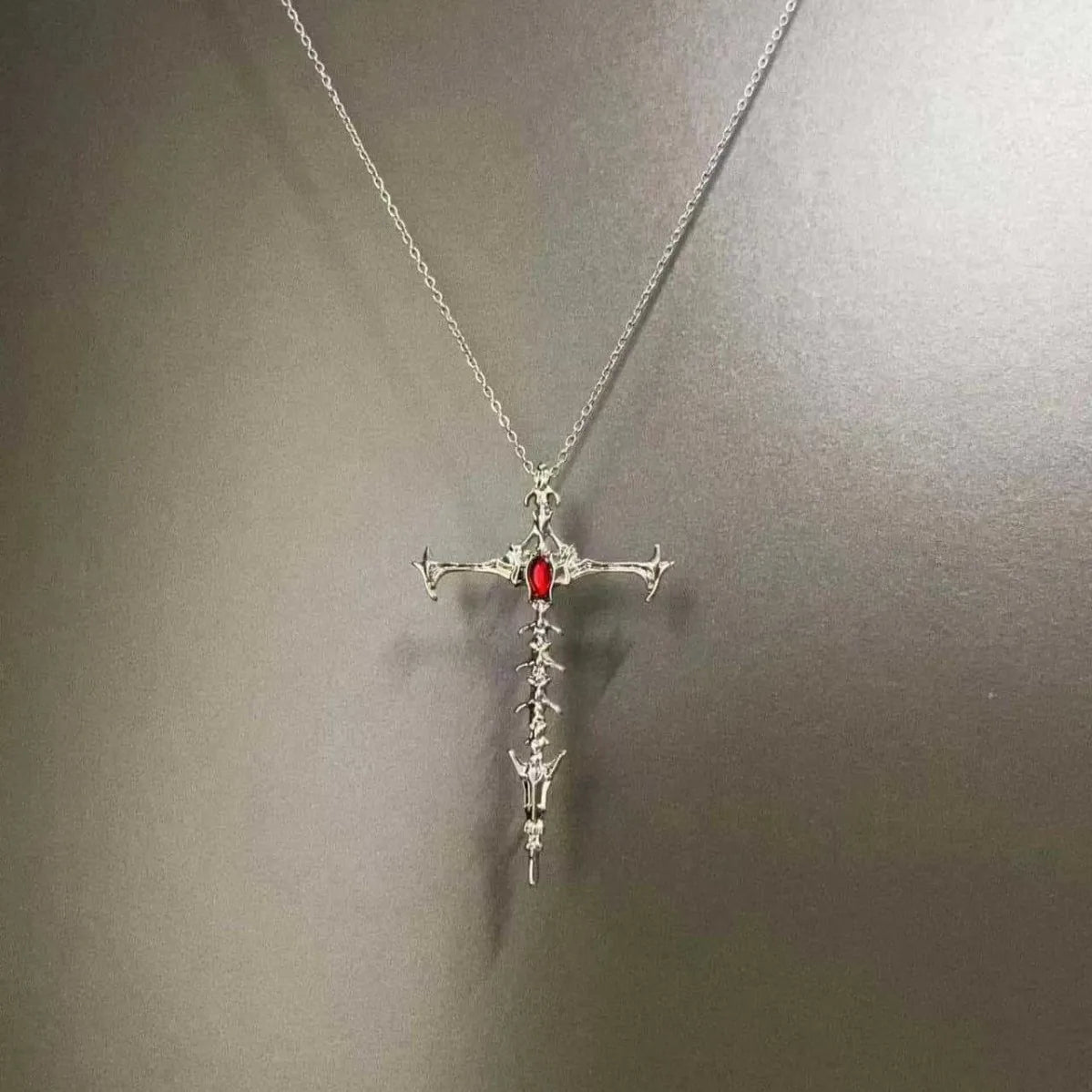 2025 Vintage Gothic Cross Pendant Necklace