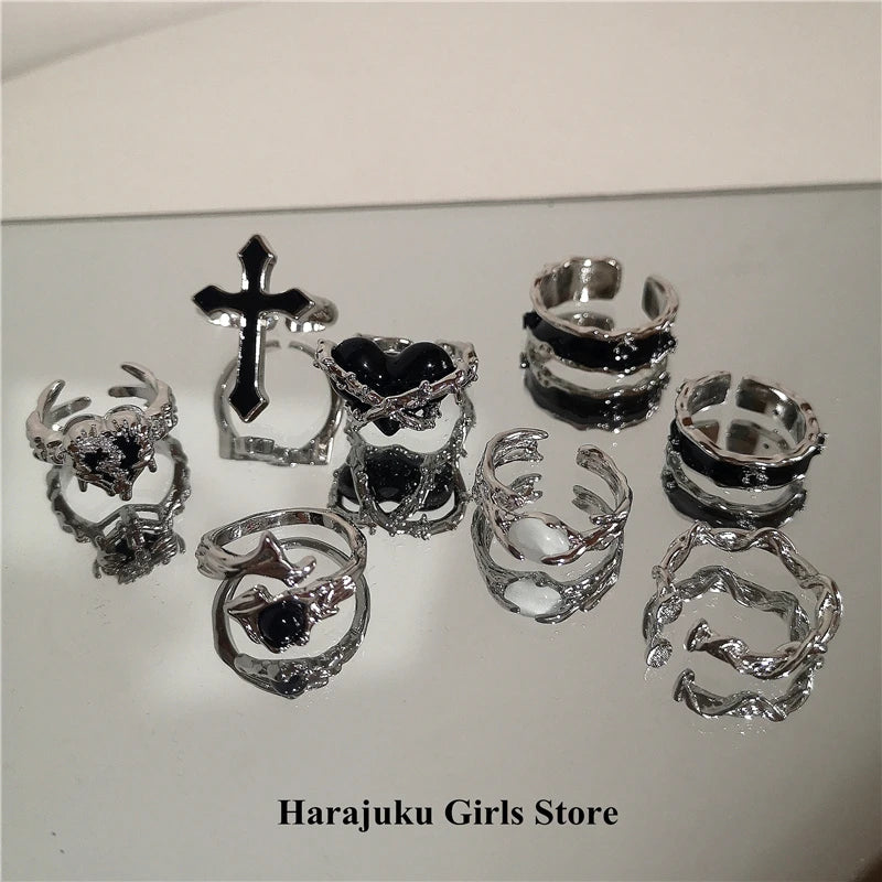 Punk Harajuku Gothic Thorn Ring