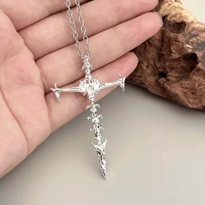 2025 Vintage Gothic Cross Pendant Necklace
