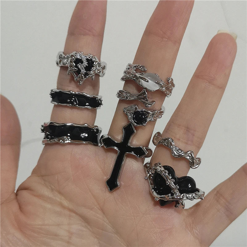 Punk Harajuku Gothic Thorn Ring