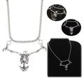Gothic Skeleton Pendant Necklace