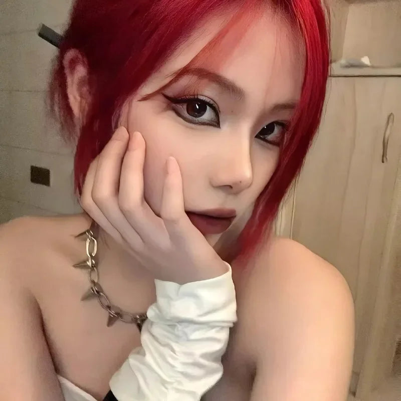 Metallic Punk Spike Choker Necklace Rivet Collar (Unisex)