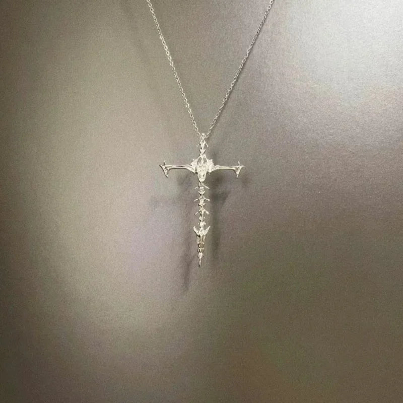 2025 Vintage Gothic Cross Pendant Necklace